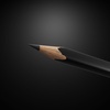 image:imageDixon TriConderoga Triangular Black Woodcase