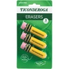 image:imageTICONDEROGA  Erasers Pencil Shaped Yellow 3 ct 38953  Yellow 075 x 2875 389533 Count Pack of 12