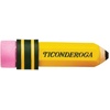 image:imageTICONDEROGA  Erasers Pencil Shaped Yellow 3 ct 38953  Yellow 075 x 2875 389533 Count Pack of 12