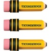 image:imageTICONDEROGA  Erasers Pencil Shaped Yellow 3 ct 38953  Yellow 075 x 2875 3895336 Count