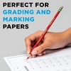 image:imageTICONDEROGA Erasable Checking Pencils PreSharpened with Eraser Red Pack of 2 139012 Count  Red