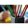 image:imageTICONDEROGA Pencils WoodCased Graphite 2 HB Soft PreSharpened Assorted Color Barrels Black Lead 10Pack 13932