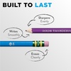 image:imageTICONDEROGA Pencils WoodCased Graphite 2 HB Soft PreSharpened Assorted Color Barrels Black Lead 10Pack 13932