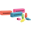 image:imageTiconderoga Dixon Office amp School Eraser Combination Set 15 Eraser MultiPack Multicolored 38931