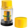 image:imageTiconderoga Duo 2in1 Pencil Sharpener amp Eraser Yellow 6 Count1 Count Pack of 6