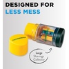 image:imageTiconderoga Duo 2in1 Pencil Sharpener amp Eraser Yellow 6 Count1 Count Pack of 72