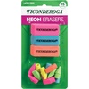 image:imageTiconderoga Erasers Neon 15 Count Pack of 8 38931SPNeon
