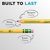 image:imageTiconderoga Laddie WoodCased Pencils 2 HB Soft With Erasers Yellow 12 Count