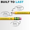 image:imageTiconderoga My First HalfSize Wooden Pencils Large TriangleBarrel PreSharpened 2 HB Short 45 Yellow Pencils with Erasers Yellow 12Pack72