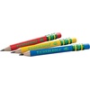 image:imageTiconderoga My First Short Triangular WoodCased Pencils 2 HB Soft With Erasers Primary Colors 12 Count