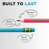 image:imageTiconderoga My First TriWrite WoodCased Pencils with Sharpener PreSharpened 2 HB With Erasers Neon Colors 2 Count 6 Packs12 Count