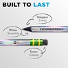 image:imageTiconderoga Noir Black WoodCased 2 Pencils Holographic Design 12 CountPencils