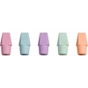 image:imageTiconderoga Pencil Cap Erasers Assorted Pastel Colors 10 Count