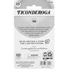image:imageTiconderoga Pencil Cap Erasers White 25 Count 6 Packs X3802525 Count Pack of 6