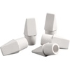 image:imageTiconderoga Pencil Cap Erasers White 25 Count 6 Packs X3802525 Count Pack of 6