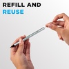 image:imageTiconderoga Sensematic Mechanical Pencil 07mm Lead Silver 2 CountMechanical Pencil