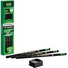 image:imageTiconderoga TriConderoga Triangular Pencils WoodCased 2 Sharpener Soft Touch Comfort Barrel Black 12Pack 2250012