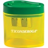 image:imageTiconderoga TwoHole Manual Pencil Sharpener for Standard and Beginner Pencils YellowGreen 2 x 2 x 125 GermanEngineered 1 Count2Hole  6Pack