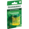 image:imageTiconderoga TwoHole Manual Pencil Sharpener for Standard and Beginner Pencils YellowGreen 2 x 2 x 125 GermanEngineered 1 Count2Hole