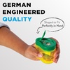image:imageTiconderoga TwoHole Manual Pencil Sharpener for Standard and Beginner Pencils YellowGreen 2 x 2 x 125 GermanEngineered 1 Count2Hole