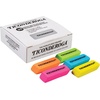 image:imageTiconderoga Wedge Erasers 2 Beveled Shape Soft and NonAbrasive 5 Assorted Neon Colors 30 ErasersBox 1 BoxNeon Erasers  30 Count Pack of 1