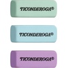 image:imageTiconderoga Wedge Erasers Pastel Colors 3 Count3 Count pastel