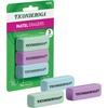 image:imageTiconderoga Wedge Erasers Pastel Colors 3 Count3 Count pastel