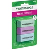 image:imageTiconderoga Wedge Erasers Pastel Colors 3 Count3 Count pastel