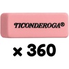 image:imageTiconderoga Wedge Erasers Pink 5Pack360