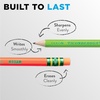 image:imageTiconderoga WoodCased Pencils PreSharpened 2 HB Soft Neon Colors 18 CountBlue