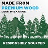 image:imageTiconderoga WoodCased Pencils Unsharpened 2 HB Soft Black 12 Count12 Count Pack of 1