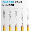 image:imageTiconderoga WoodCased Pencils Unsharpened 25 F Medium Yellow 12 Count12 Count Pack of 1