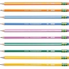 image:imageTiconderoga X13910 Striped WoodCased Pencils 2 HB Soft PreSharpened 10 Count Assorted Colors10 Count Pack of 2
