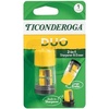 image:imageTiconderoga Duo 2in1 Pencil Sharpener amp Eraser Yellow 6 Count1 Count Pack of 72