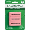 image:imageTiconderoga Wedge Erasers Pink 3 Count