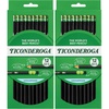 image:imageTiconderoga WoodCased Pencils Unsharpened 2 HB Soft Black 12 Count12 Count Pack of 2