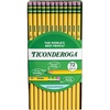 image:imageTiconderoga WoodCased Pencils Unsharpened 25 F Medium Yellow 12 Count72 Count Pack of 1