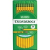 image:imageTiconderoga WoodCased Pencils Unsharpened 25 F Medium Yellow 12 Count96 Count Pack of 1