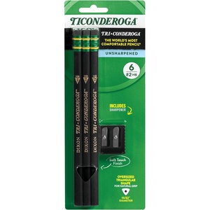 image:imageDixon TriConderoga Triangular Black Woodcase