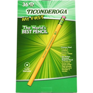 image:imageTiconderoga My First WoodCased Pencils 2 HB Yellow 36 Count1 Count Pack of 1728