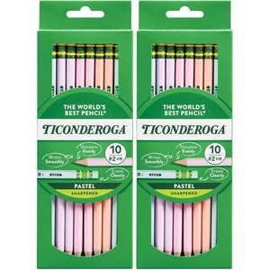 image:imageTiconderoga Pastel Pencils 2 Soft Assorted Colors Pack Of 10 Pencils2