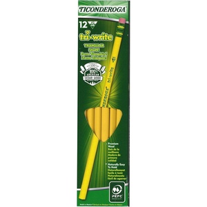 image:imageTiconderoga TriWrite WoodCased Pencils 2HB Soft Yellow 12 Count1 Count Pack of 72