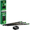 image:imageTiconderoga TriConderoga Triangular Pencils WoodCased 2 Sharpener Soft Touch Comfort Barrel Black 22500 Pack of 6 72 Count Total1